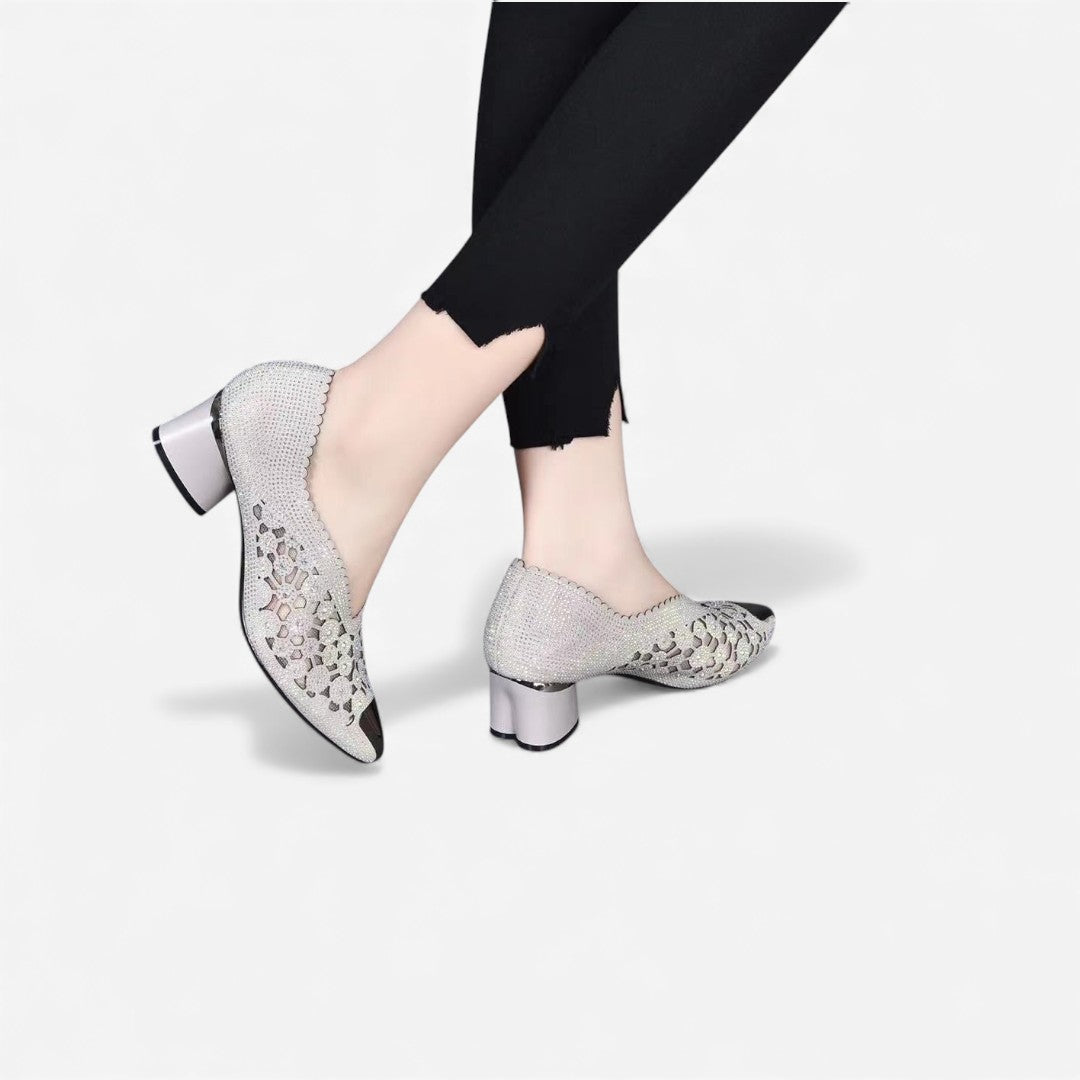 Arlina - Chaussures Femme Élégantes en Dentelle - LuxeStyle