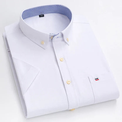 Chemise Homme Manches Courtes Décontractée