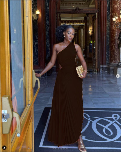 Regina™ – Robe Femme Longue en Satin Élégant pour Soirées Spéciales