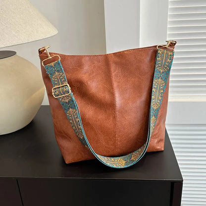 Sac à Main Chic en Cuir Rétro pour Femme - LuxeStyle