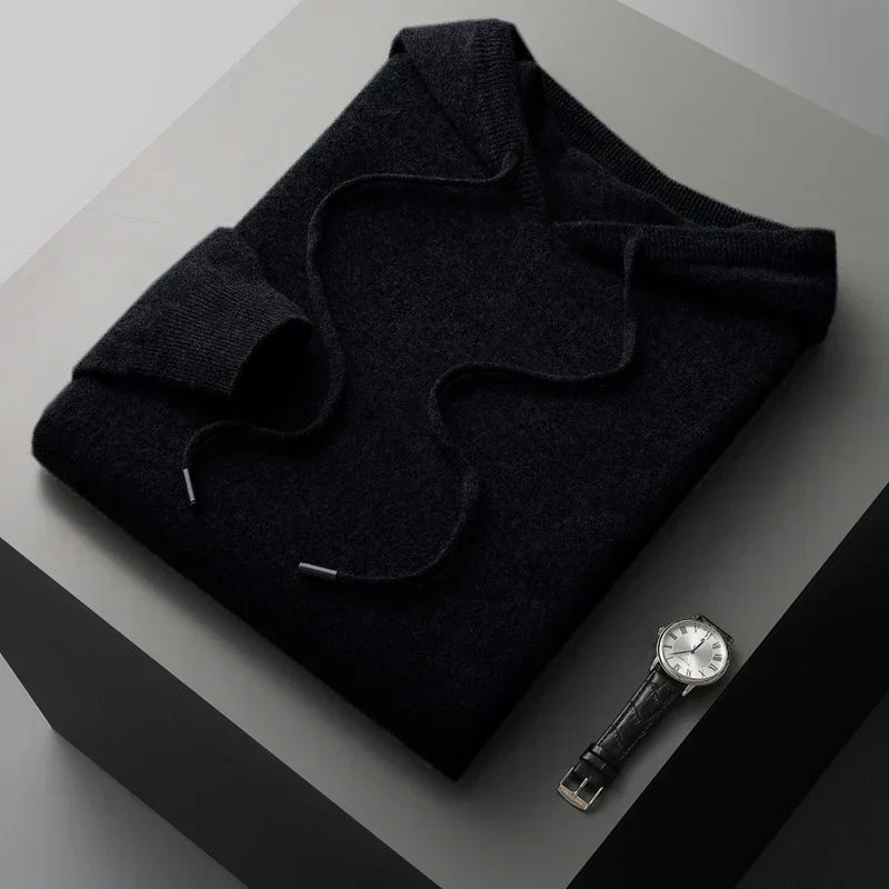 Sweat à capuche douillet hivernal