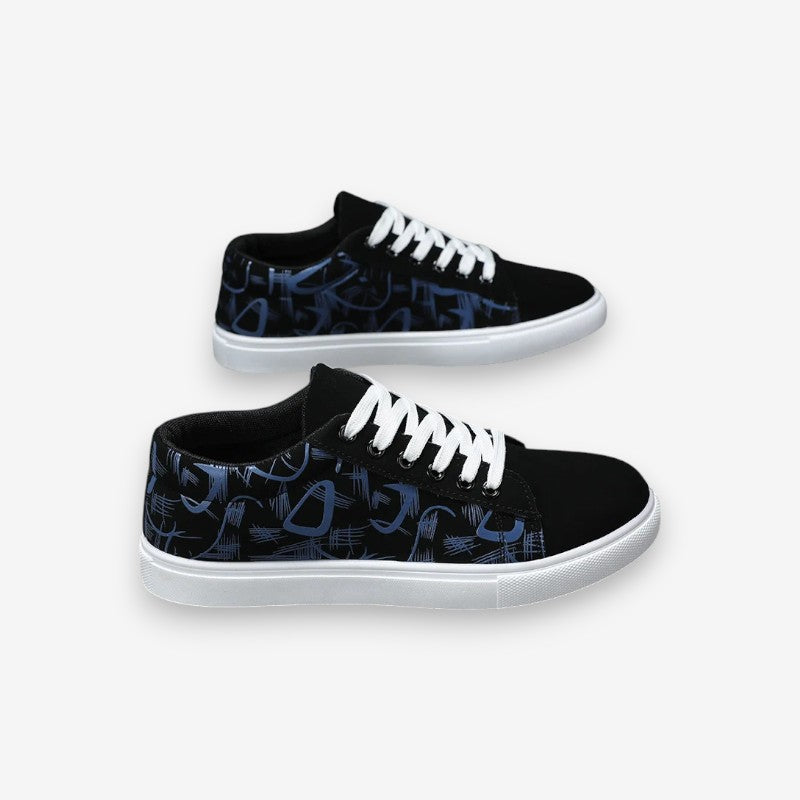 Chaussures Lacets Plates Confortables Imprimées