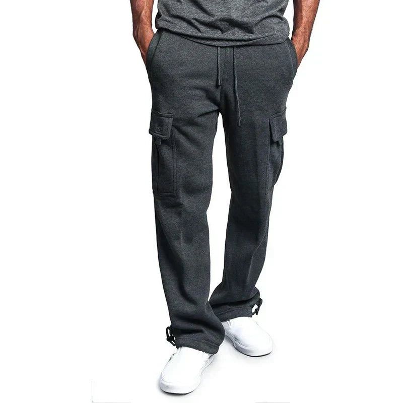 Pantalon Cargo Homme Noir Utilitaire
