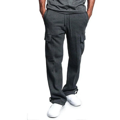 Pantalon Cargo Homme Noir Utilitaire