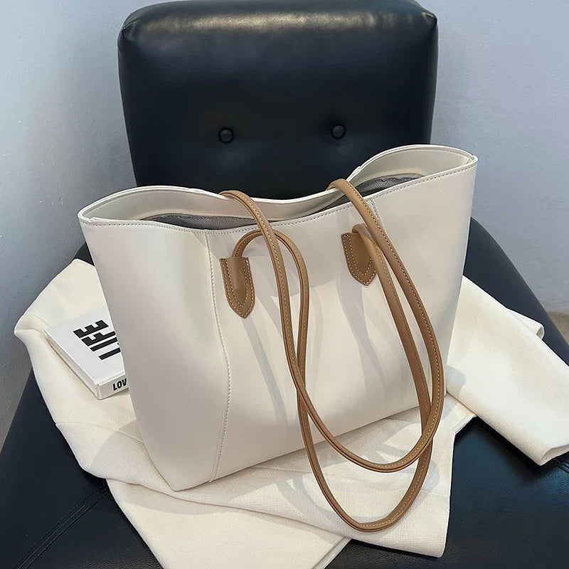 Sac à Main Grande Capacité en Cuir Imité pour Femme