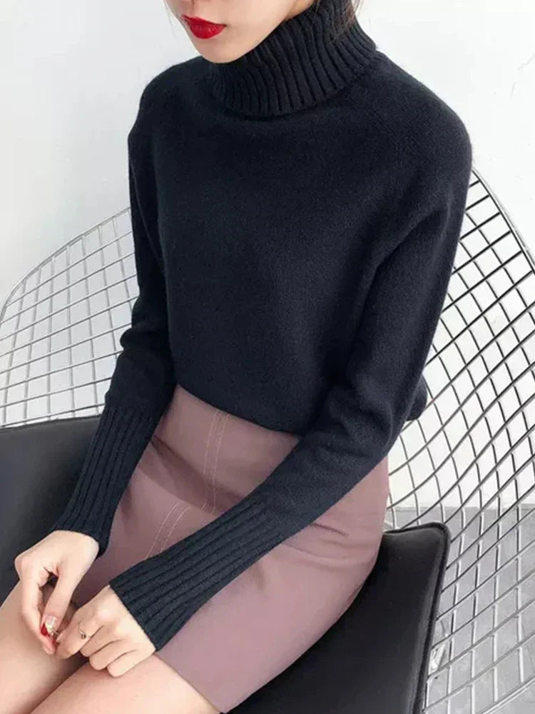 Pull Femme Hiver Très Chaud en Maille épaisse