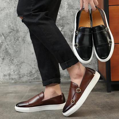Chaussures Richelieu Élégantes en Cuir - LuxeStyle