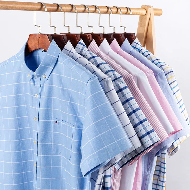 Chemise Homme Manches Courtes Décontractée - LuxeStyle