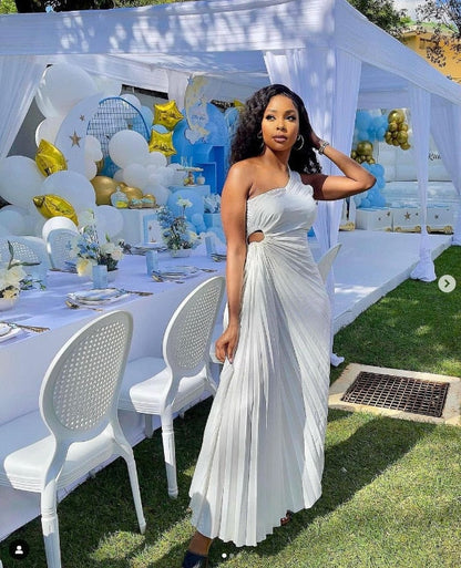 Regina™ – Robe Femme Longue en Satin Élégant pour Soirées Spéciales