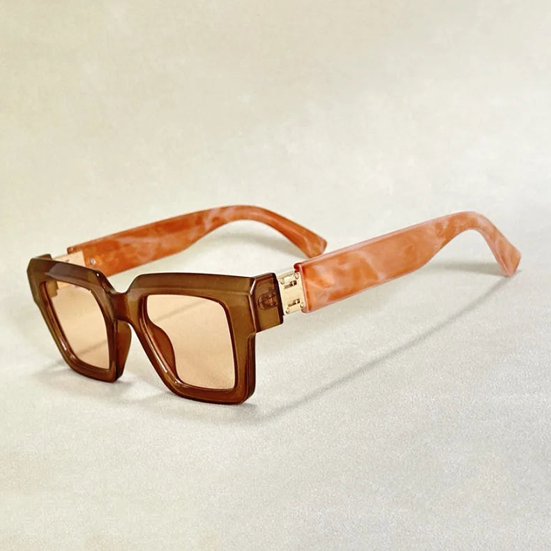 Lunettes de soleil Rectangulaires Élégantes pour Femme