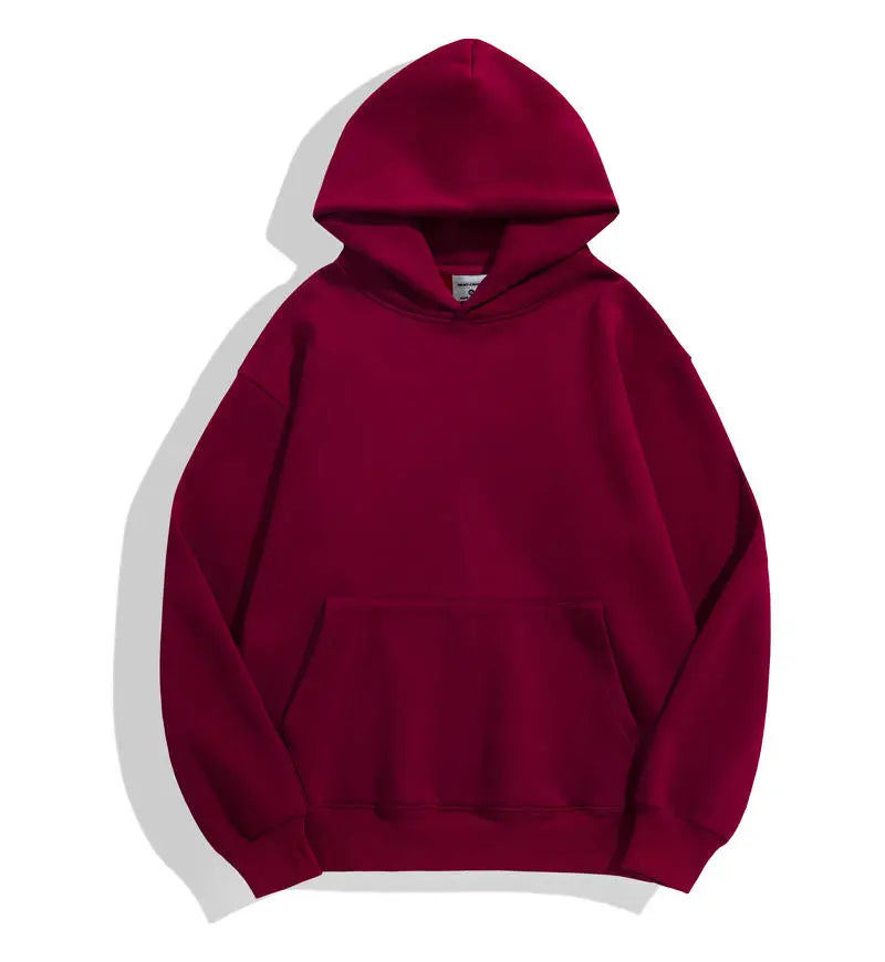 Sweat à Capuche Mixte Noir Avant Poche