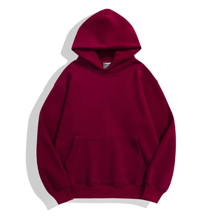 Sweat à Capuche Mixte Noir Avant Poche