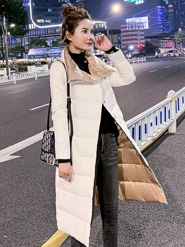 Veste Douillette Légère pour Femme avec Fermeture Éclair
