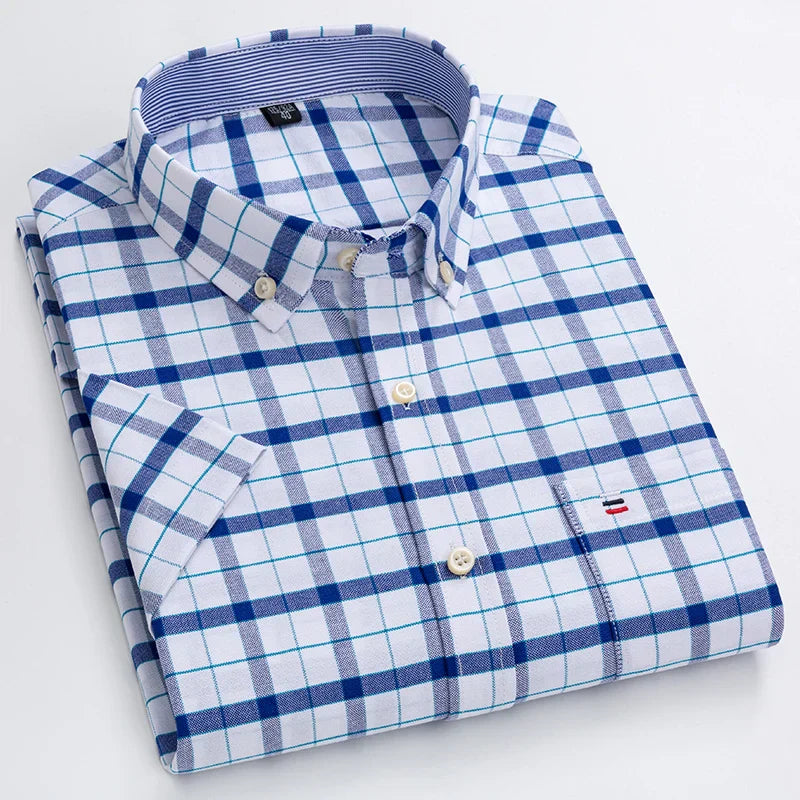 Chemise Homme Manches Courtes Décontractée
