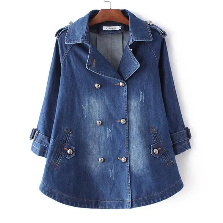 Cape Femme Élégante à Fermeture Avec Col Tailleur pour Automne