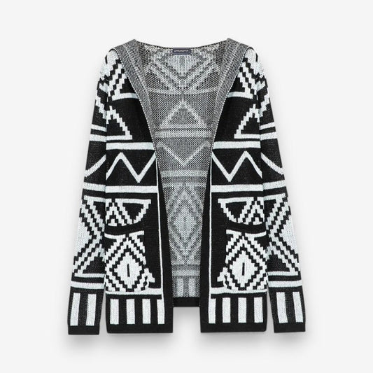 Cardigan à capuche tendance manches longues zipper - LuxeStyle