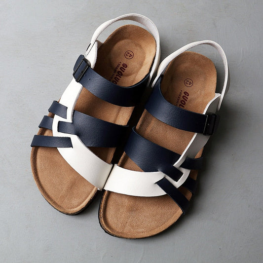 Sandales Femmes Élégantes - Chaussures en Cuir Confort avec Semelle Souple pour tous les jours - LuxeStyle