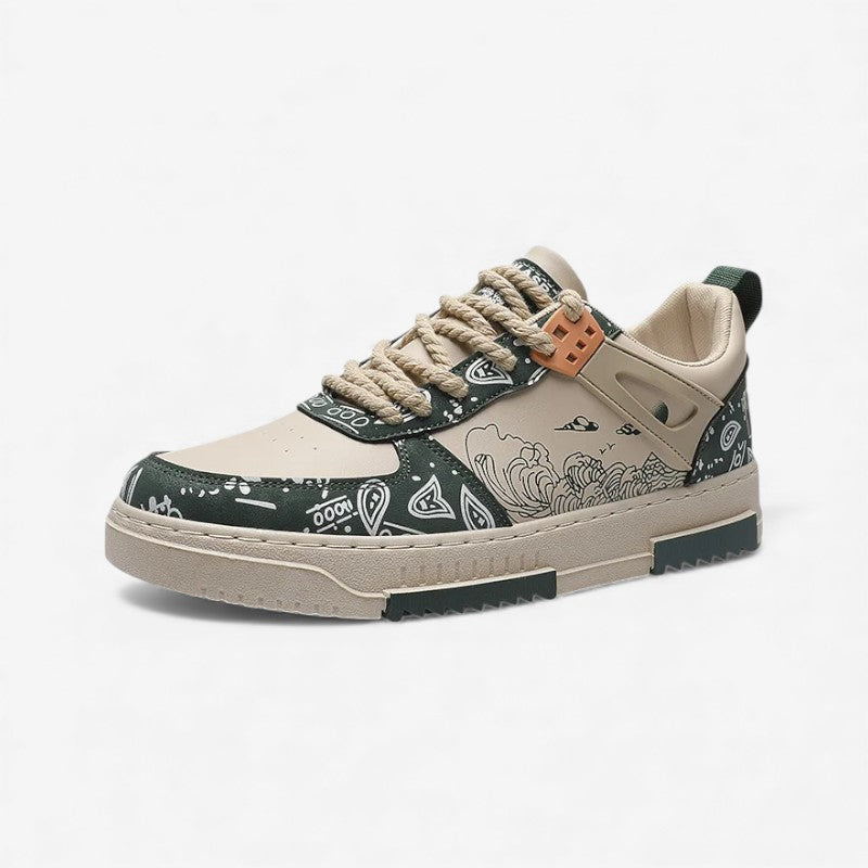 Chaussures Décontractées à Lacets Rondes - LuxeStyle