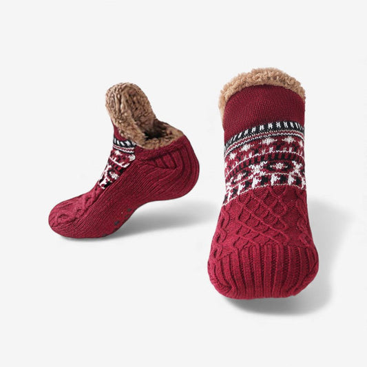 Chaussettes Colorées à Bout Arrondi Imprimées - LuxeStyle
