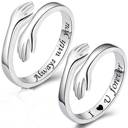 Bague Argenté Amour Entrelacé - LuxeStyle