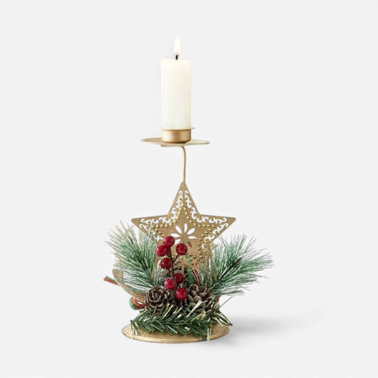 Bougie Décorative de Noël pour Intérieur - LuxeStyle