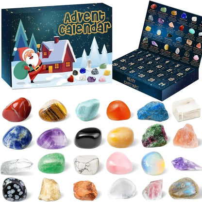 Calendrier de l'Avent Minéraux et Pierres Rares 24 Compartiments - LuxeStyle