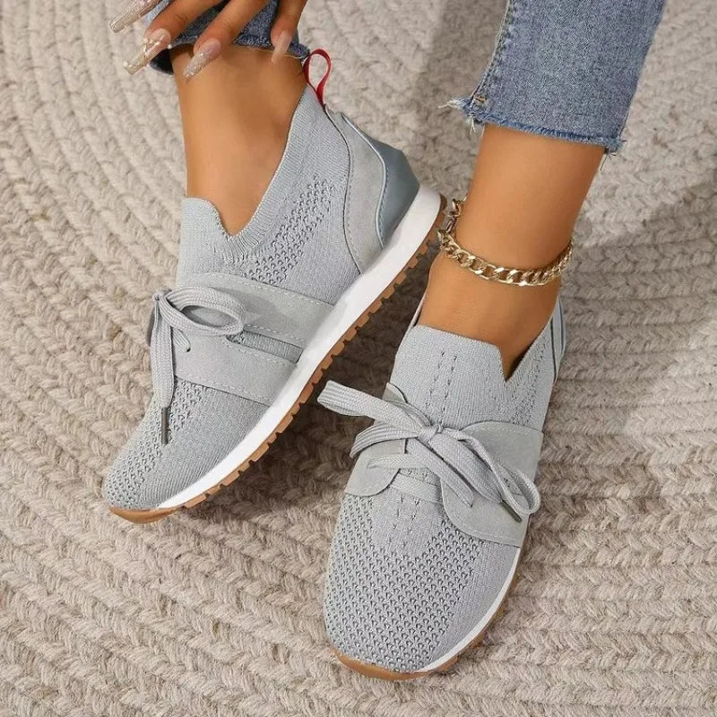 Baskets Femmes Respirantes Marron Sport