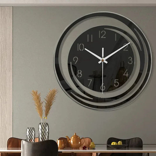 Cadran Décoratif Moderne Rond pour Intérieur Chic - LuxeStyle