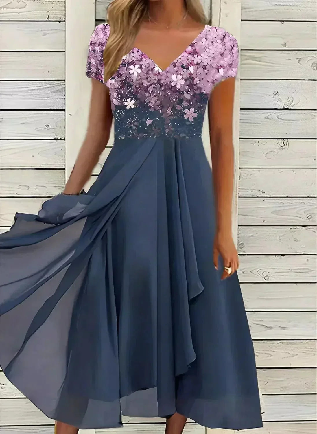 Robe Chic en Soie Légère pour Femmes