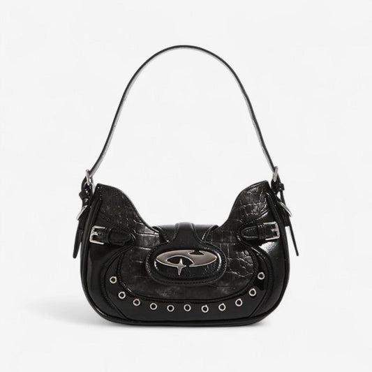 Sac à Main Chic avec Banderole Adjustable et Fermeture Éclair - LuxeStyle