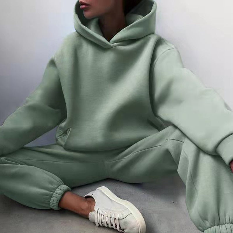 Ensemble Jogging Femme Décontracté - Tenue Confortable Oversize