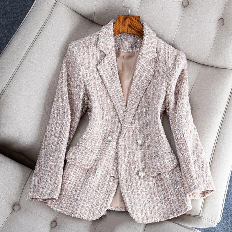 Veste En Tweed Chic Féminine - luxestyle