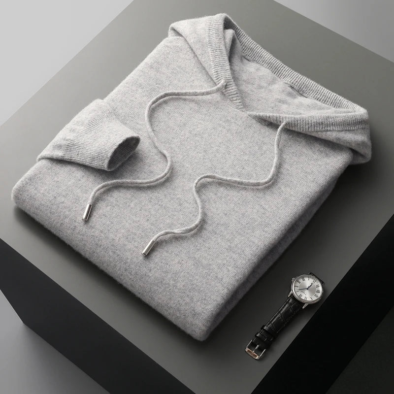 Sweat à capuche douillet hivernal