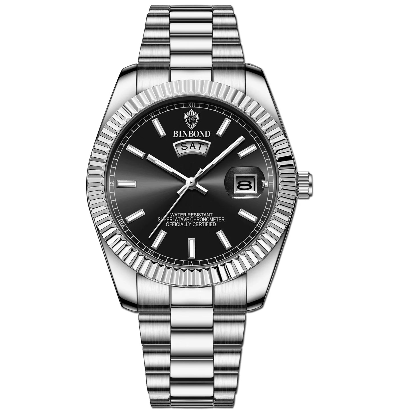 Montre Homme Acier Inoxydable Date