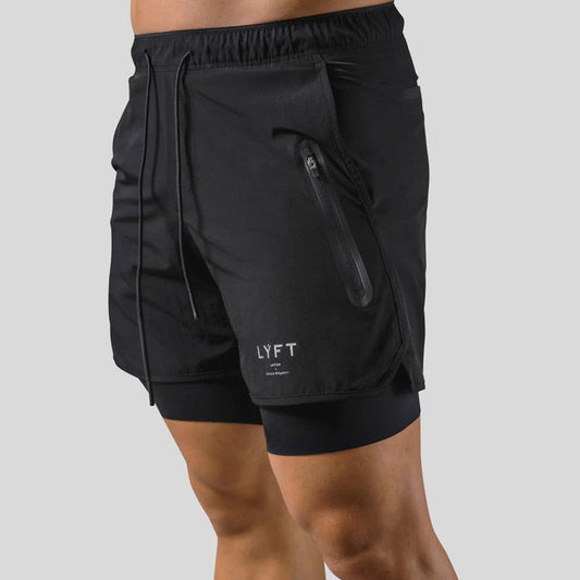 Short de Sport Élégant 2 Couches Respirant - LuxeStyle