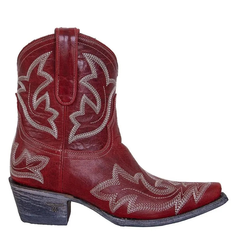 Bottes Cowboy Décontractées à Talons Basse