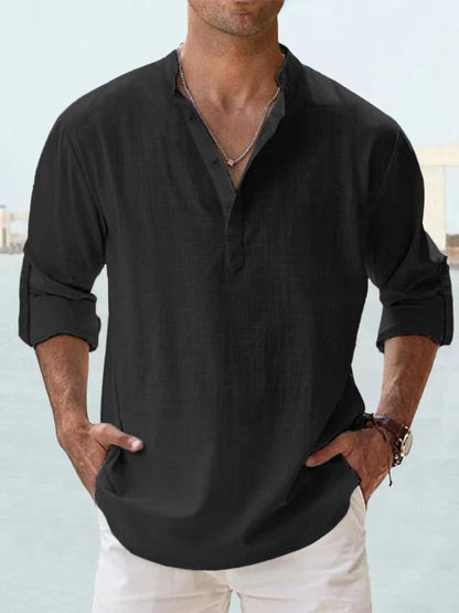 Theo™ – Chemise Homme en Lin Légère et Élégante pour Été