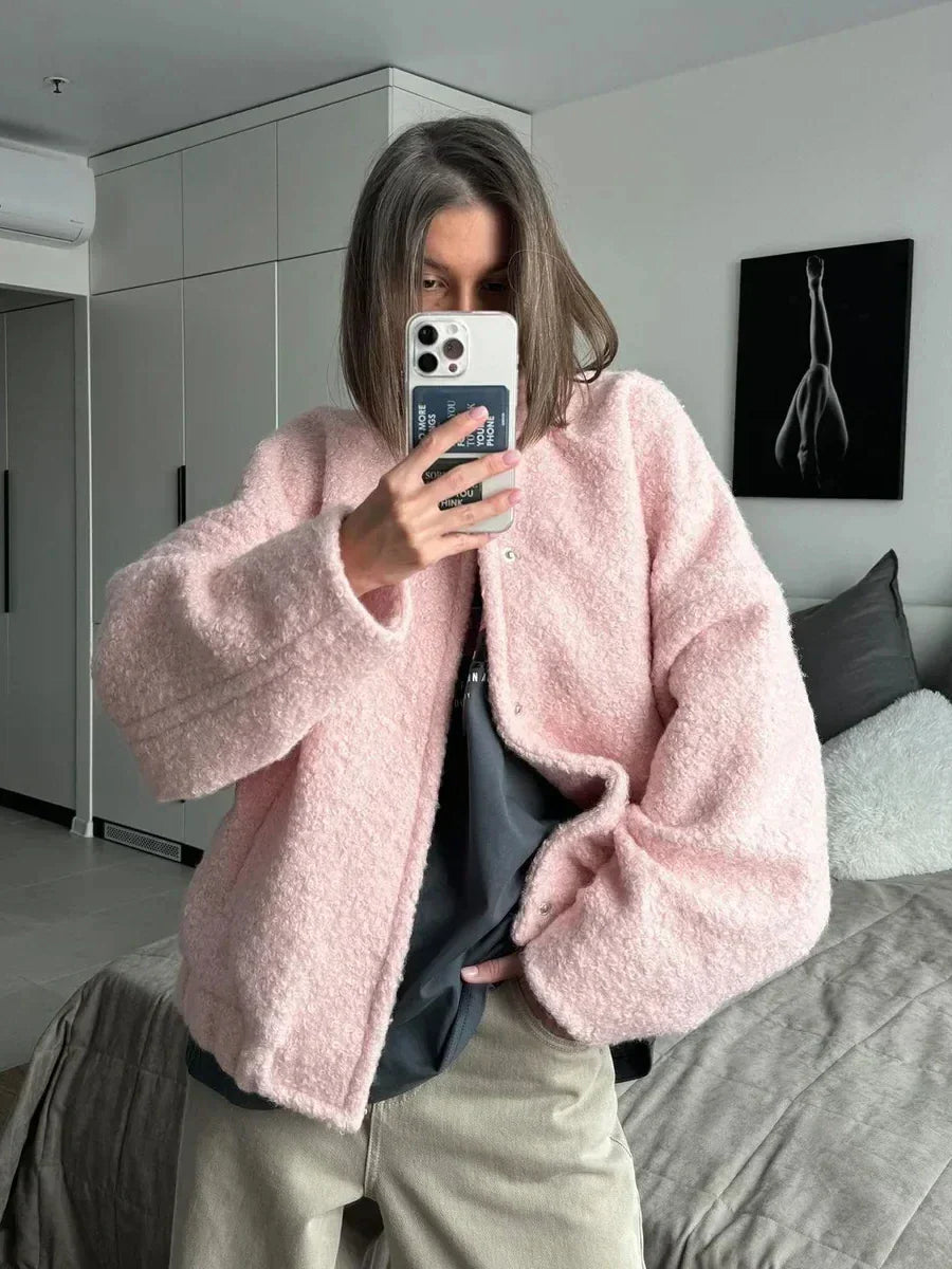 Veste Femme Hiver Élégante à Manches Longues - LuxeStyle