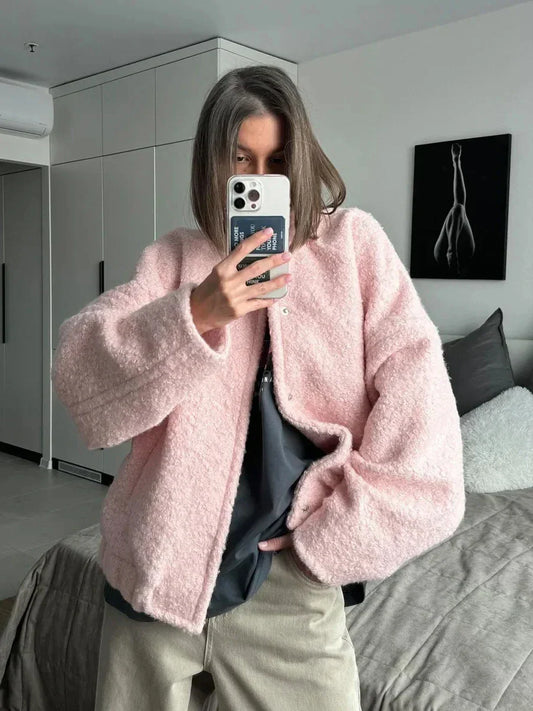 Veste Femme Hiver Élégante à Manches Longues - LuxeStyle