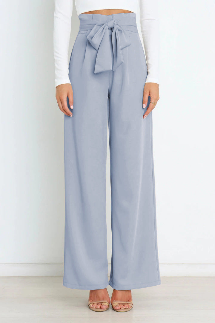 Pantalon Femme Élégant Taille Élevée