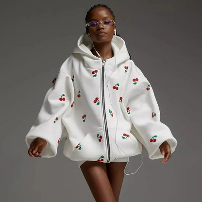 Veste Blanche Fleuri Élégante Pour Femme