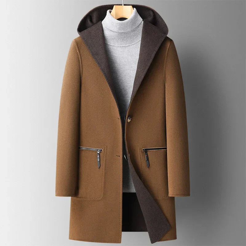 Parka Hiver Homme avec Capuche et Poches Doublées