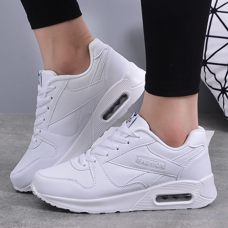 Baskets Mode Décontractées à Lacets - LuxeStyle