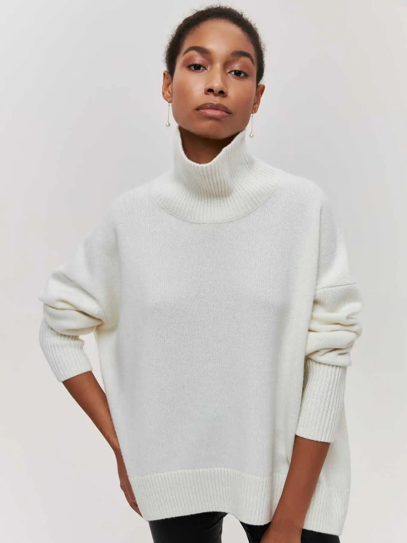 Pull Femme Oversize Confortable et Doux - LuxeStyle