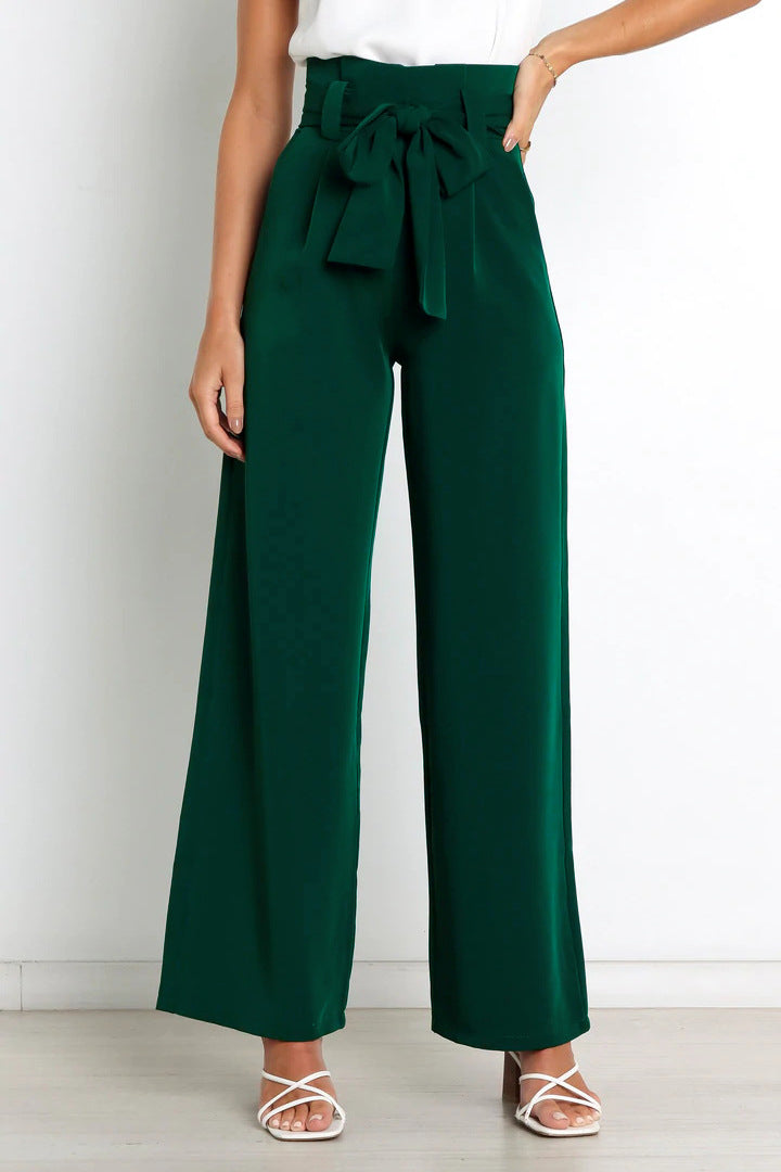 Pantalon Femme Élégant Taille Élevée