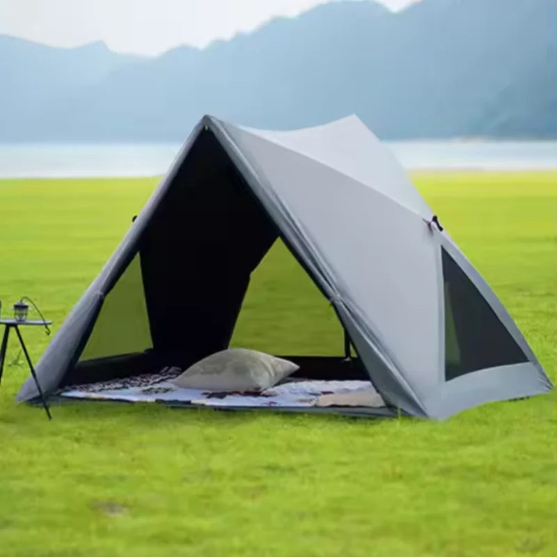 Tente de camping compacte 2 places à 2 entrées