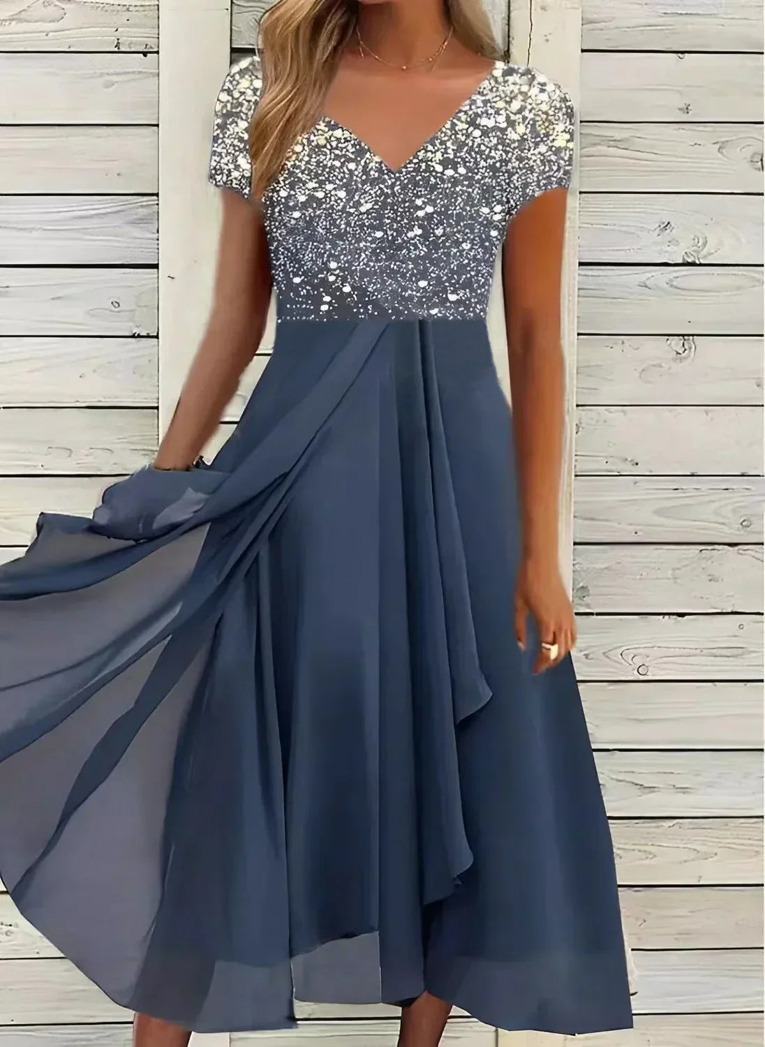 Robe Chic en Soie Légère pour Femmes