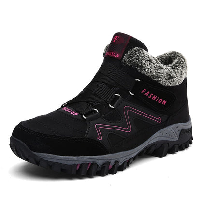 Bottines Confortables Hiver avec Doublure Chaude