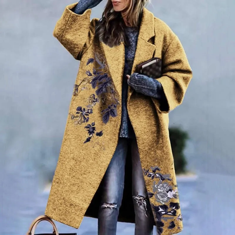 Manteau femme à carreaux colorés hiver