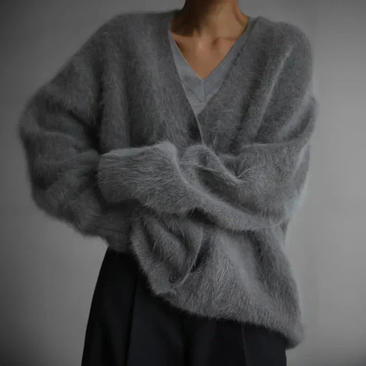 Cardigan Cachemire Féminin Chaleureux et Confortable